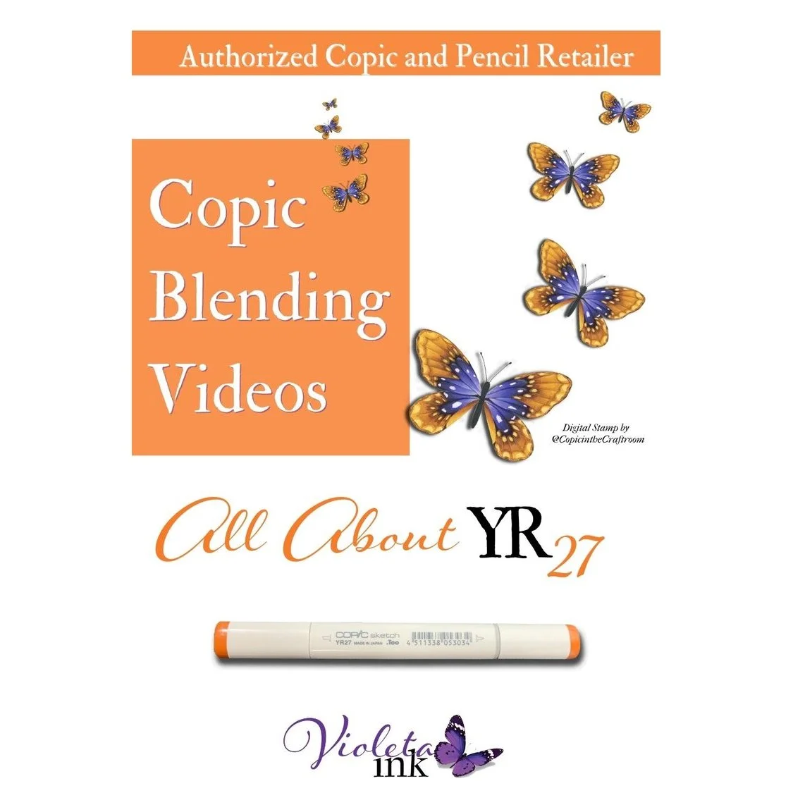 YR27 - Copic Sketch Marker Tuscan Orange — Violeta Ink